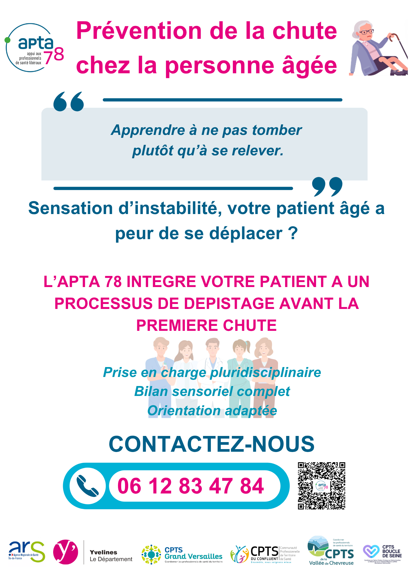 3-Accueil » Parcours de soins » Gériatrie » Prévention de la chute de la personne âgée