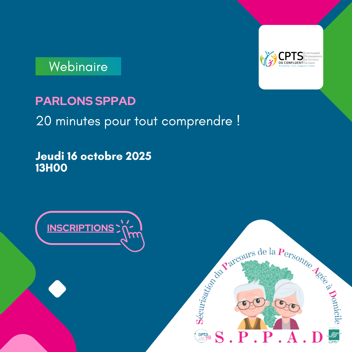 Webinaire SPPAD : 20 minutes pour tout comprendre > CPTS du Confluent