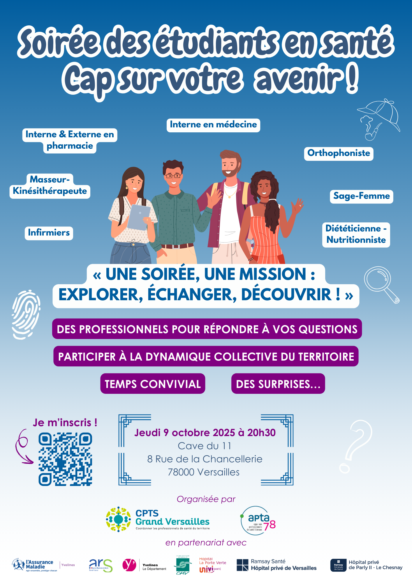 Soirée étudiants en santé, cap sur votre avenir !